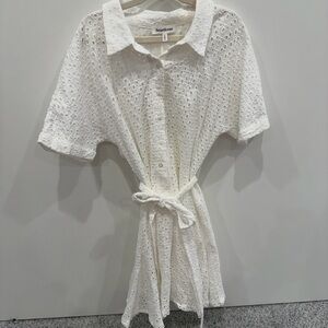 Mixology (Heartloom) White Eyelet Dress